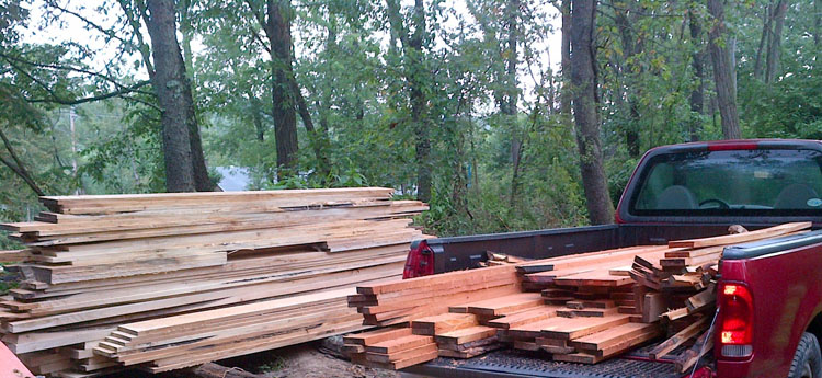 lumber stack