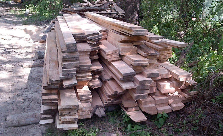 lumber stack
